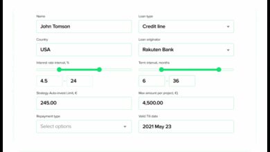 P2P lending platform